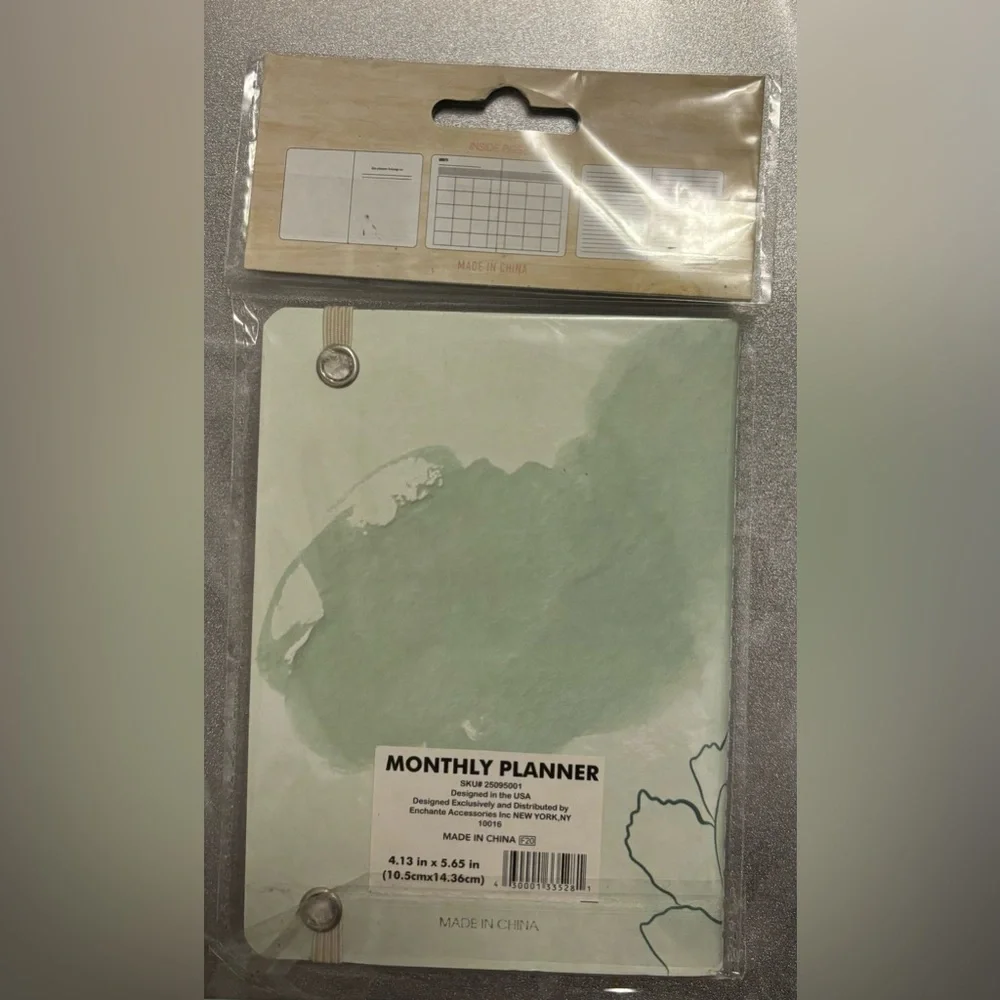 NWT Monthly Planner 4.13 inches x 5.65 inches